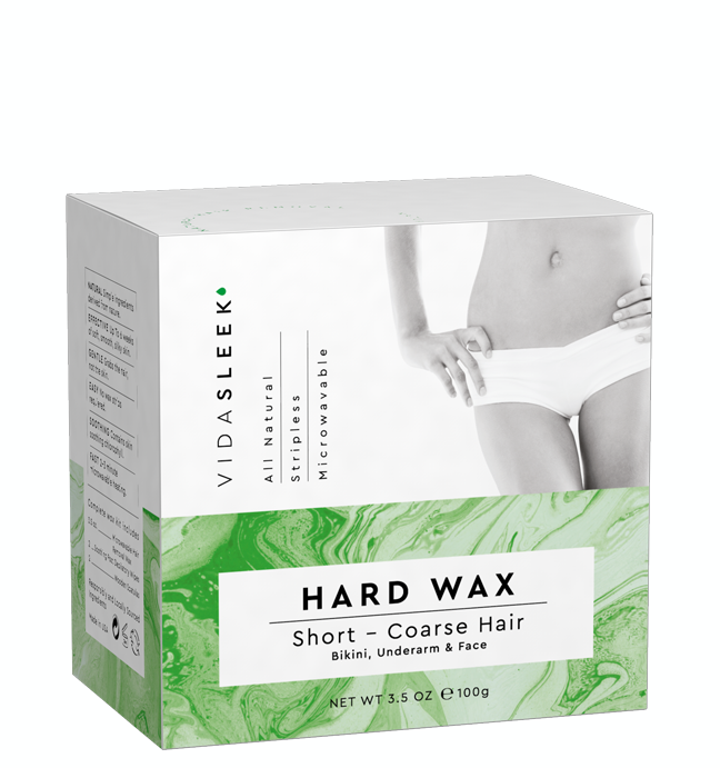 Hard Wax Hair Removal Kit Face Underarms Bikini Vidasleek