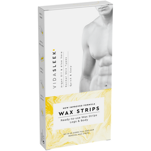 Wax Strips Legs & Body: Argan + Aloe